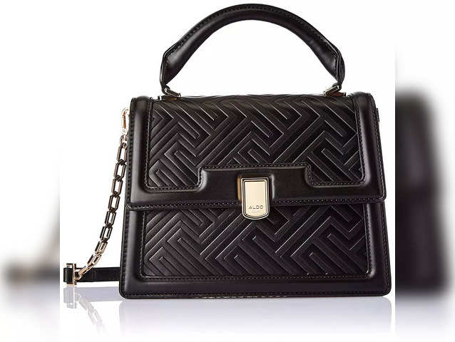 Buy GET IN THE BOX BLACK SLING BAG for Women Online in India
