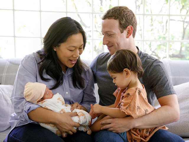 Mark Zuckerberg and Dr Priscilla Chan