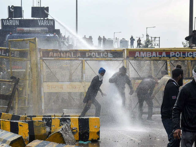 Braving tear-gas and water cannons