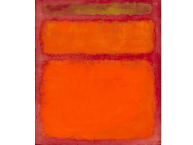 'Orange, Red, Yellow' by Mark Rothko