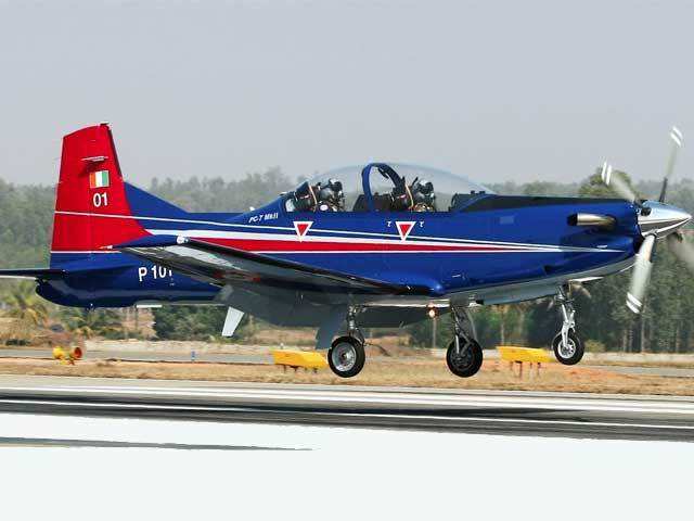 Iaf Gets Its 75th Pilatus Training Aircraft Pc 7 Mkii The Economic Times