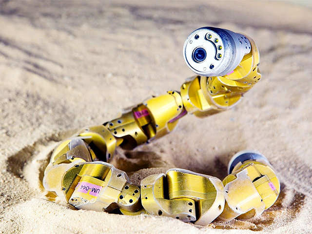 The snake-like robot that could help disaster rescue teams