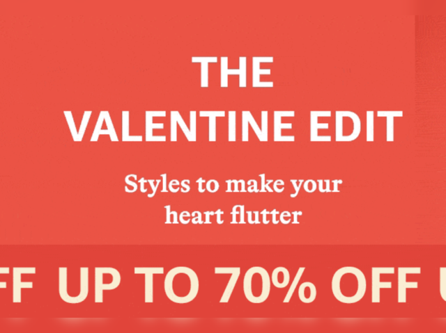 Valentine's Day: Up to 70% off on all Valentines gifts for her