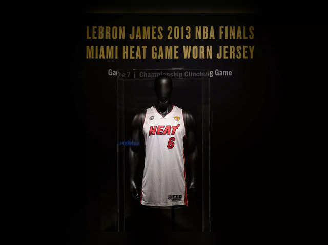 james: Jersey worn by LeBron James fetches $3.7 mn at auction
