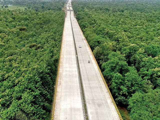 How an elevated stretch of NH 44 through Pench Tiger Reserve earned a distinction - The Economic Times