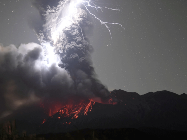 Sakurajima erupts, again