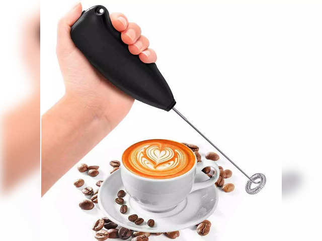 Rechargeable Handheld Electric Milk Frother Egg Beater with 2 Whisks for  Kitchen & Dining, 3 Speeds Adjustable, 1200mAh