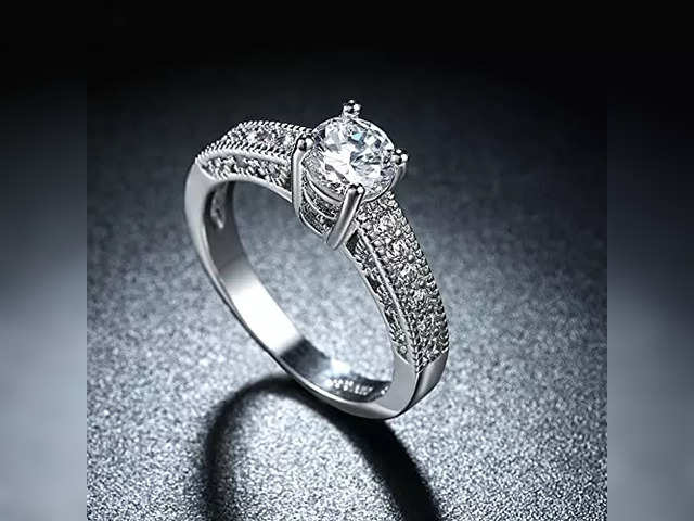 Unique Alexandrite Ring Diamond Art Deco Wedding Band 5 Stone