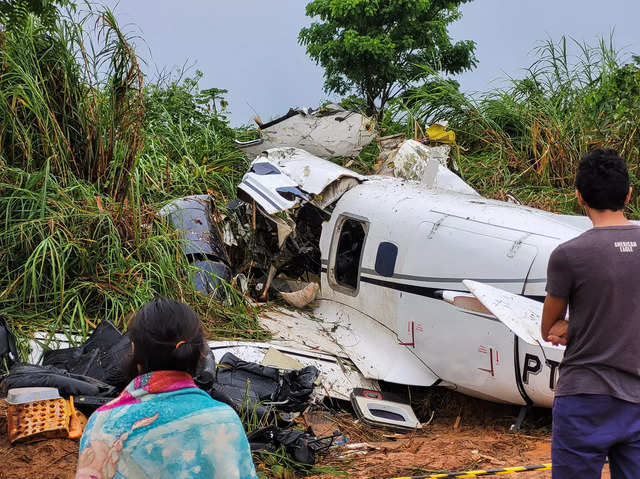 Brazil Plane Crash: All 14 people on board killed after plane crashes in  Brazil's , victims unidentified