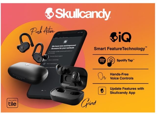 Skullcandy Push Active True Wireless Sport Earbuds Black S2BPW