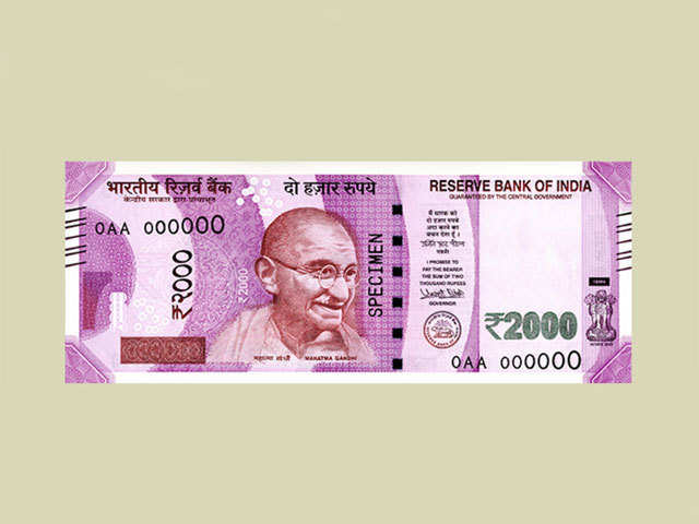 Rs 2000 note security features: How to identify a genuine Rs 2,000 bank note  - The Economic Times