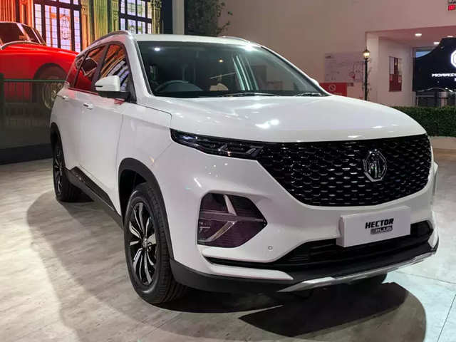 Mg Hector Plus Price Mg Motor India Launches Hector Plus With Prices Starting At Rs 13 49 Lakh The Economic Times