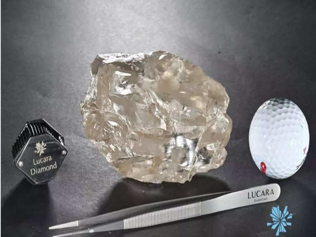 2,492-carat diamond, one of the world's largest, discovered in Botswana -  The Economic Times