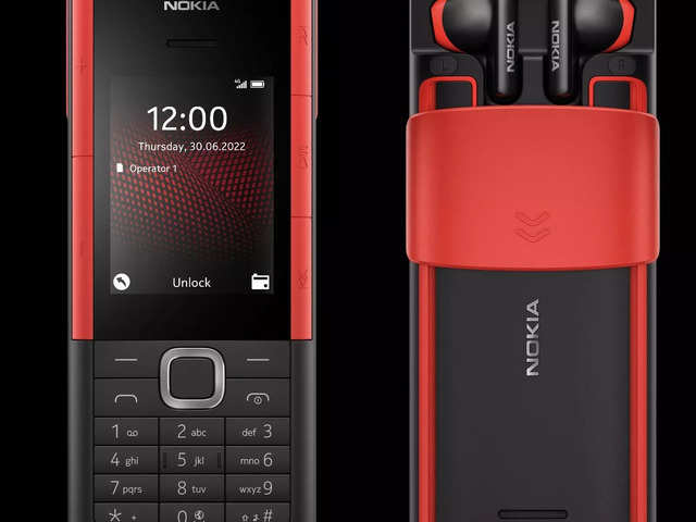 nokia keypad mobile with earphones