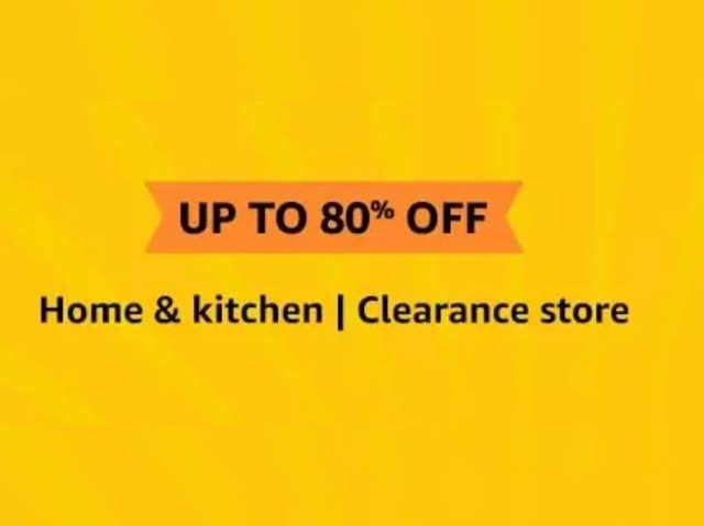 Sale: Get Up To 80% Off on Home and Kitchen Clearance Store - The  Economic Times