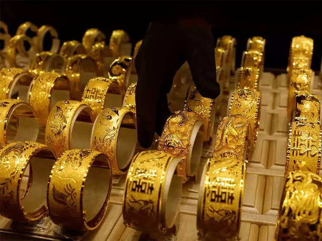 gold price today: Gold Price Today: Yellow metal stuck in a range, Fed meet  eyed - The Economic Times
