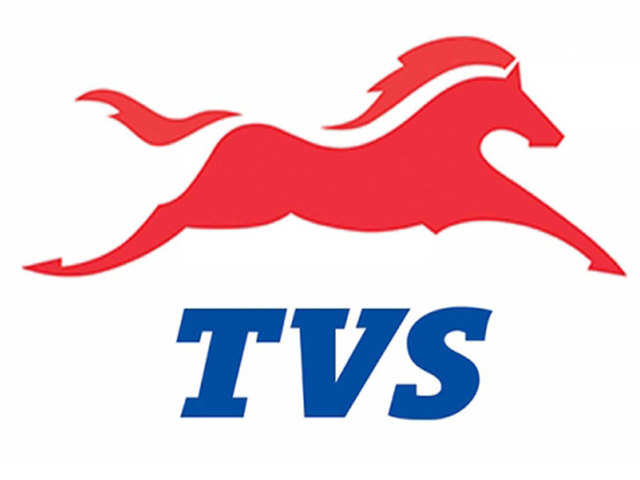 TVS Engine company, Twisted Logo, Schwarzer Background B