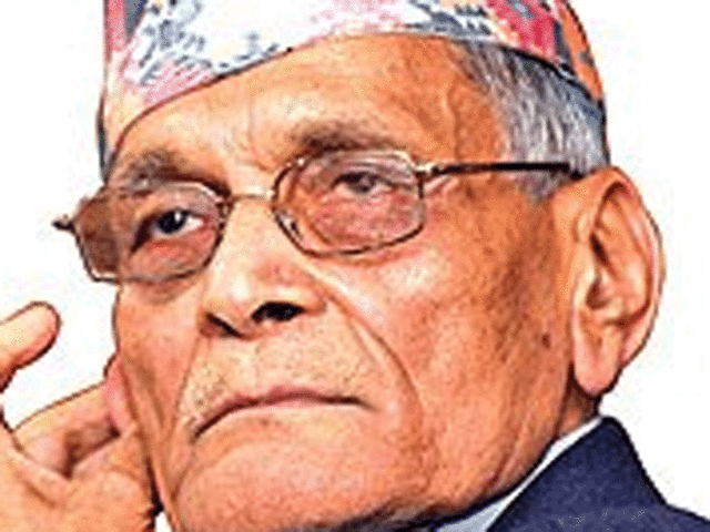 Tulsi Giri Former Nepal Prime Minister Tulsi Giri Passes Away