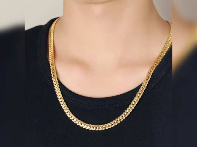 75% Men Gold Chain, 15.5 G at best price in Ahmedabad | ID: 23278125362