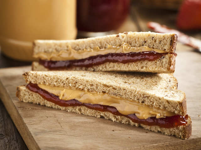 Peanut Butter And Jelly Sandwiches