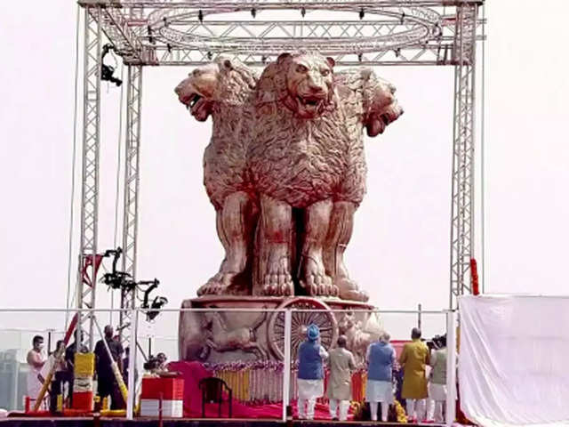 lion capital: National Emblem row: All you need to know about the Lion  Capital of Ashoka - The Economic Times