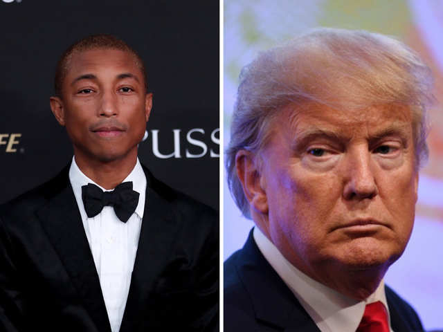 Donald Trump Pharrell Williams Sends Legal Notice To Trump Over