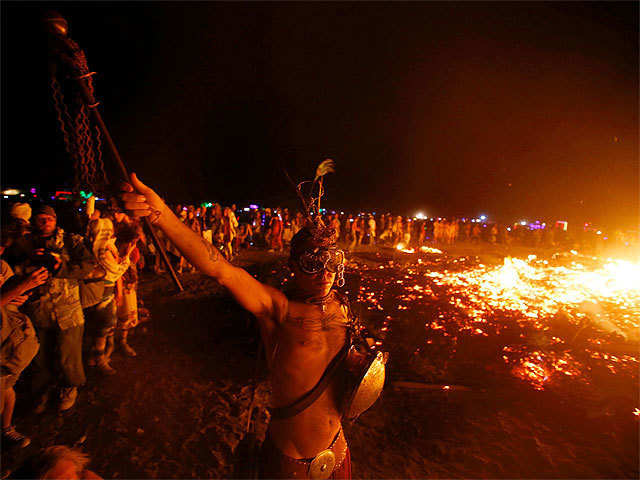 Burning Man festival draws peak crowd of 66,000