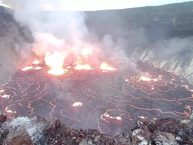 ​Volcano's erruptive past