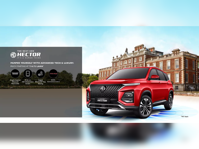 mg hector india: Auto Expo 2023: MG Motor India launches next-gen