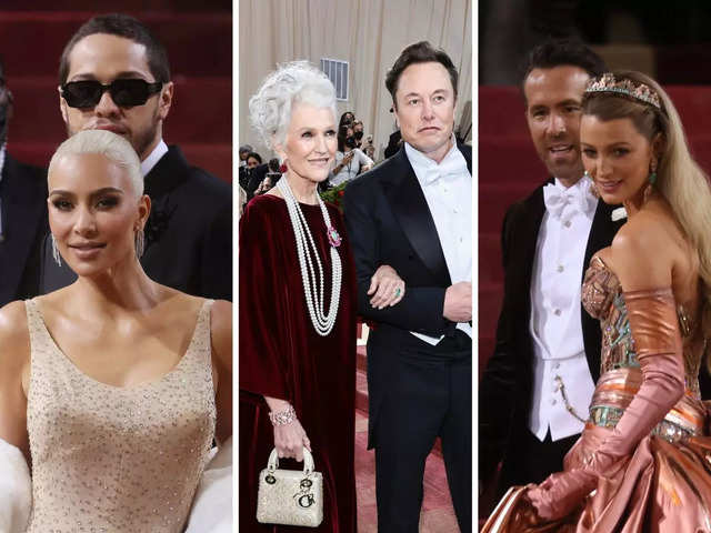kardashian Met Gala 2022 red carpet Kim Kardashian channels Marilyn Monroe, Elon Musk shows up with mum, Blake Lively turns princess photo pic
