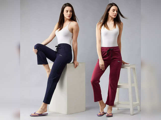 Buy Blue Track Pants for Women by SUPERDRY Online | Ajio.com