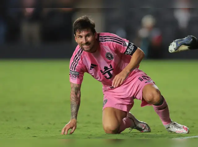 Lionel Messi's last-gasp assist seals Inter Miami's 2-1 win over Atlas in Leagues  Cup - The Economic Times