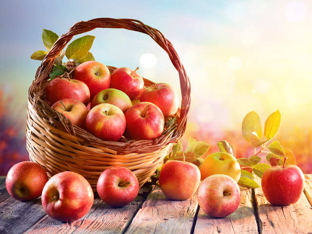 Raw Organic Red Mcintosh Apples Stock Photo - Download Image Now