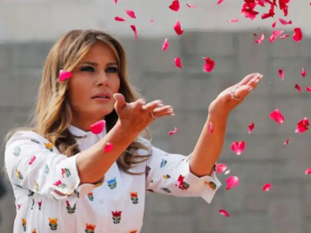 US First Lady Melania Trump arrives at govt school to attend 'Happiness  Class' - The Economic Times