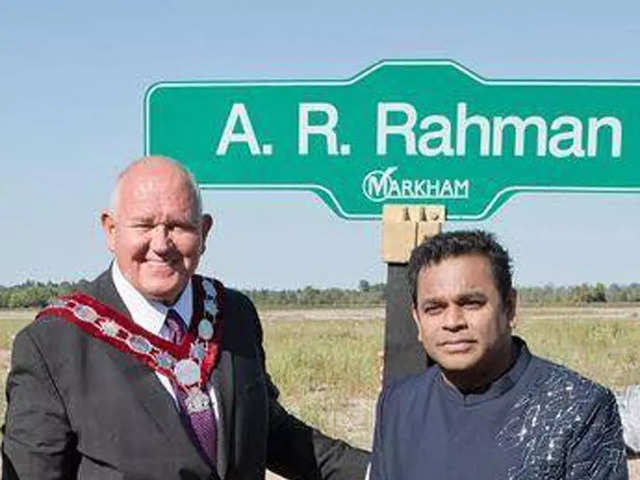 Street in Canada is named after AR Rahman