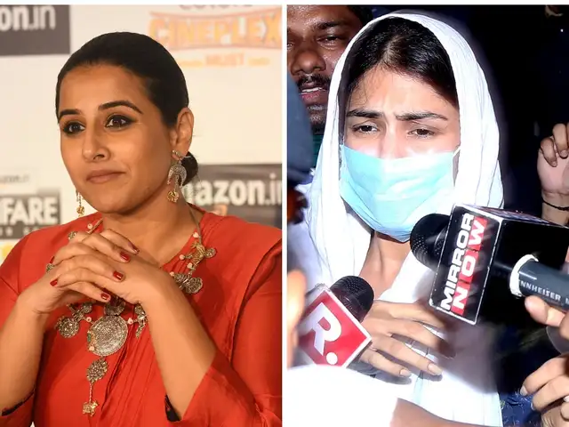 Rhea Chakraborty Vidya Balan Says Her Heart Breaks Over Vilification Of Rhea Chakraborty Urges People To Let Law Take Its Course The Economic Times Search for text in url. rhea chakraborty vidya balan says her