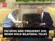 PM Modi and US President Joe Biden hold bilateral talks at the Oval Office of White House PM Modi and US President Joe Biden hold bilateral talks at the Oval Office of White House