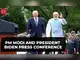 President Biden and PM Modi at the White House for joint press briefing President Biden and PM Modi at the White House for joint press briefing
