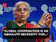 Global cooperation on strategic issues, economy absolute necessity, says FM Nirmala Sitharaman