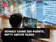 Sensex gains 320 points, Nifty above 19,600