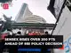 Sensex, Nifty open in green ahead of RBI MPC decision; Ujjivan SFB, IndiGo jump 2% each