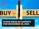 Buy or Sell: Stock ideas by experts for December 29, 2023