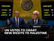 UNGA approves resolution granting Palestine new rights