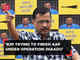 Arvind Kejriwal begins march towards BJP headquarters: 'BJP started 'Operation Jhaadu' to crush us'