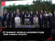 World leaders pose for G7 family photo