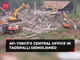 AP: YSRCP's central office demolished; Jagan calls Naidu 'dictator'