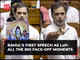 Rahul Gandhi's maiden speech as LoP: Top moments