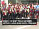 Bronze winning Indian hockey team receives grand welcome at airport