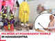 PM plays dhol, offers prayers at Poharadevi temple in Maharashtra