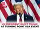 LIVE | US President-elect Donald Trump delivers remarks at Turning Point USA event in Phoenix